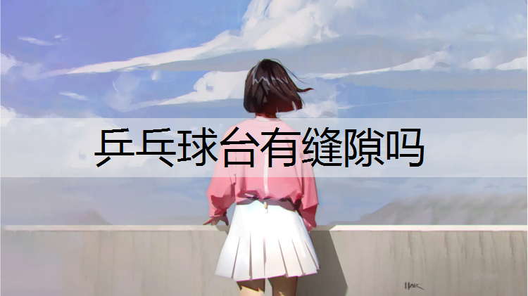 乒乓球台有缝隙吗